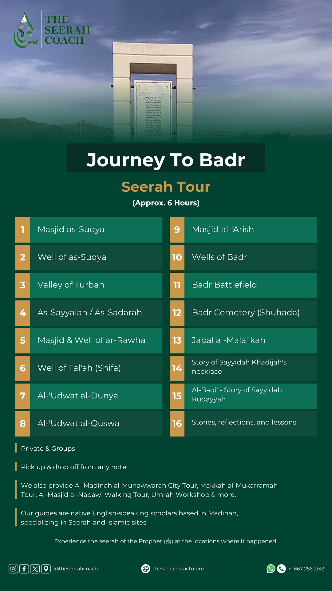 Journey to Badr — Seerah Tour poster